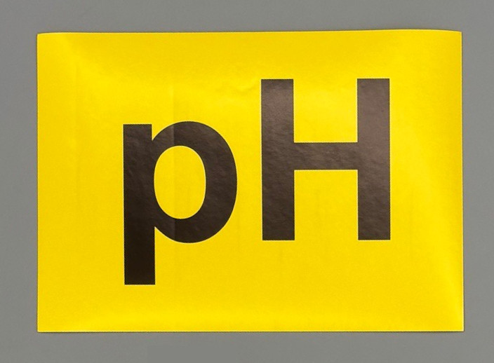 Aufkleber pH