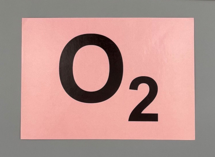 Aufkleber O2