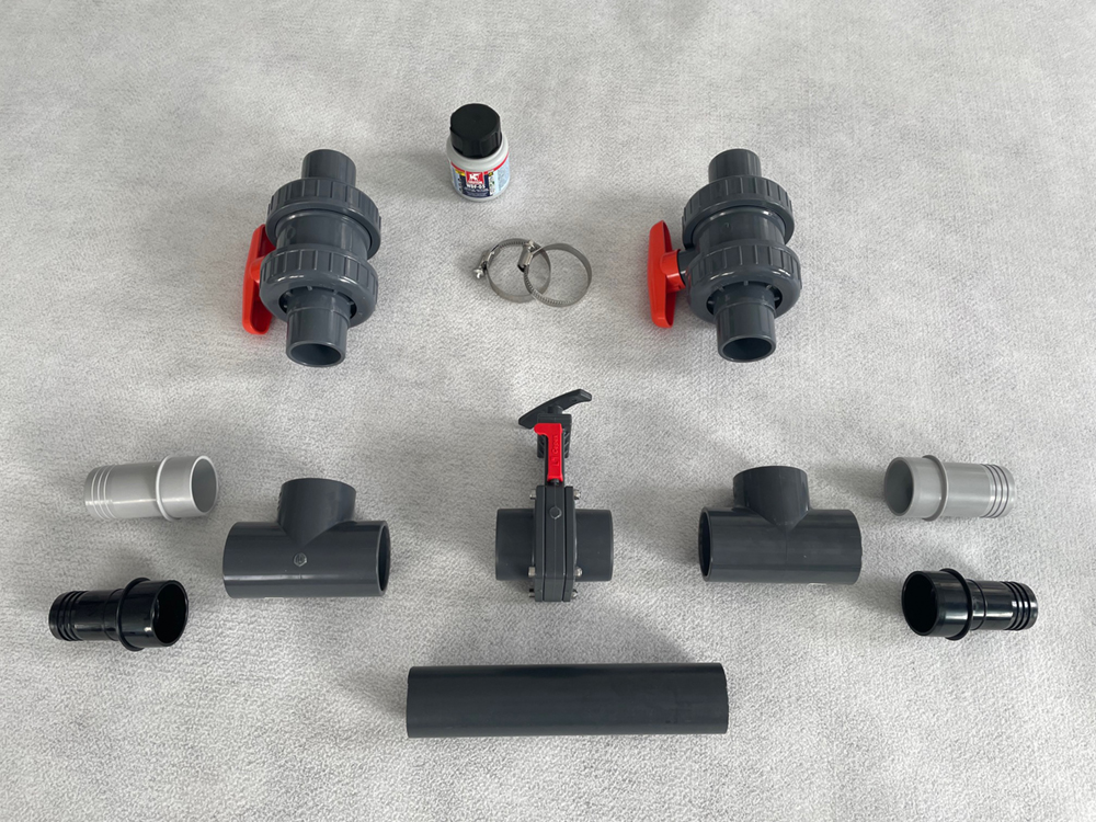 Bypass-Set für Holzbecken