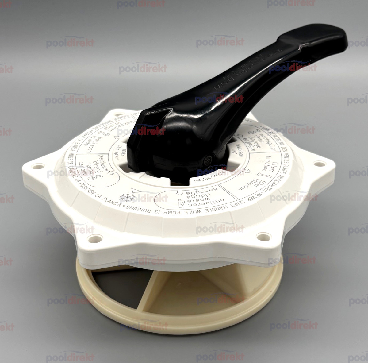 Oberteil 6-Wege-Ventil Praher 1 1/2" neue Version