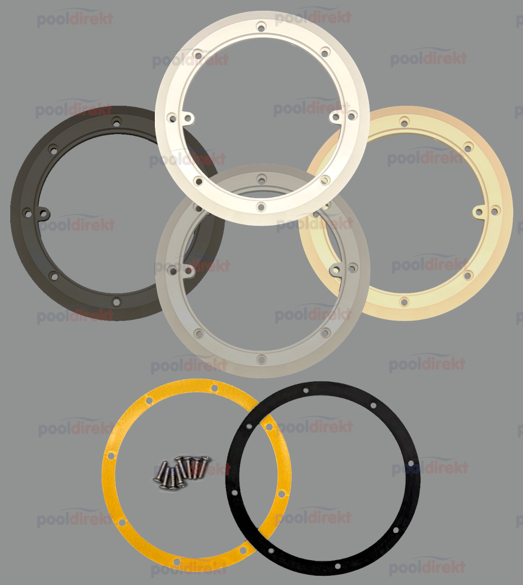 Flanschsatz für Bodenablauf KS groß weiß