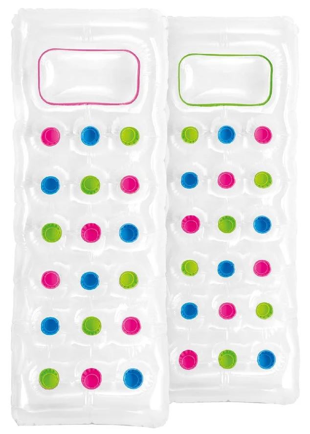 Luftmatratze Suntanner Lounge tranparent grün