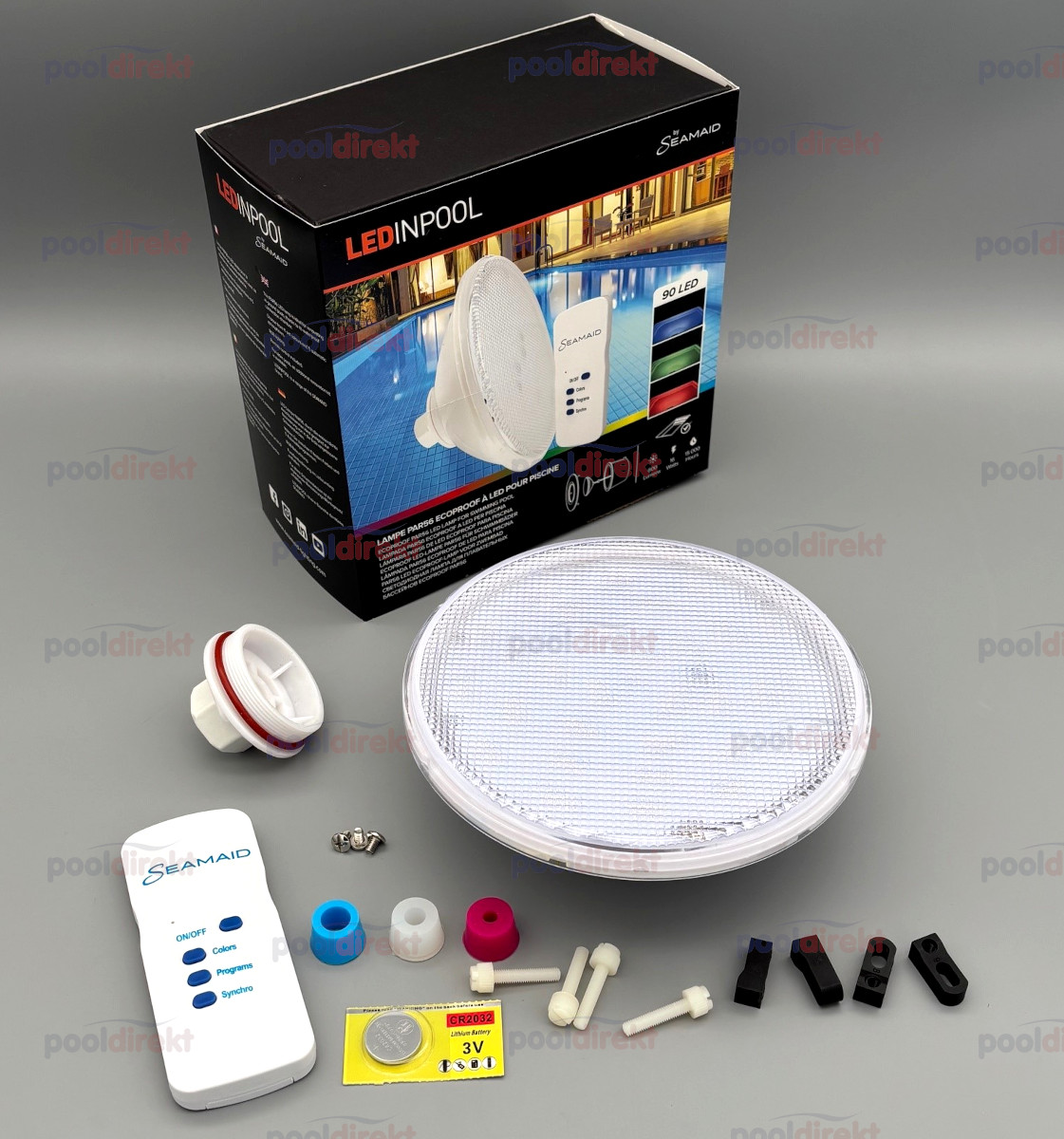 LED Renovierungs-Birne RGB 16 W, 12 V mit FB